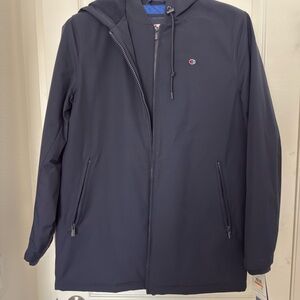 Champion Men's Dark Blue Raincoat